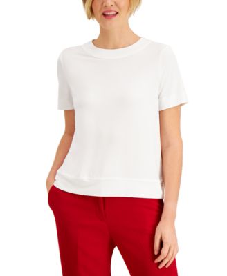 Kasper - Petite Short-Sleeve Top