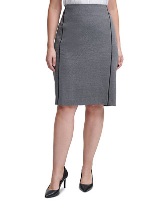Calvin Klein Plus Size Pencil Skirt - Macy's