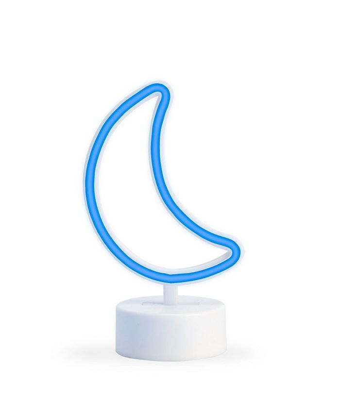 Amped Moon Mini LED Neon Desk Light Macy's