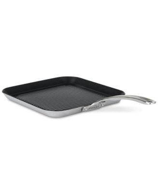 Viking 11 Square Enamel Coated Cast Iron Grill Pan - Macy's