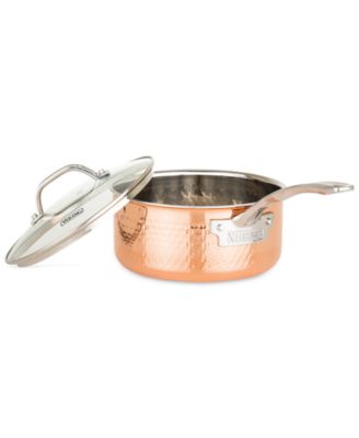 3-Ply Hammered Copper Clad 10-Pc. Cookware Set
