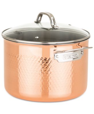 3-Ply Hammered Copper Clad 10-Pc. Cookware Set