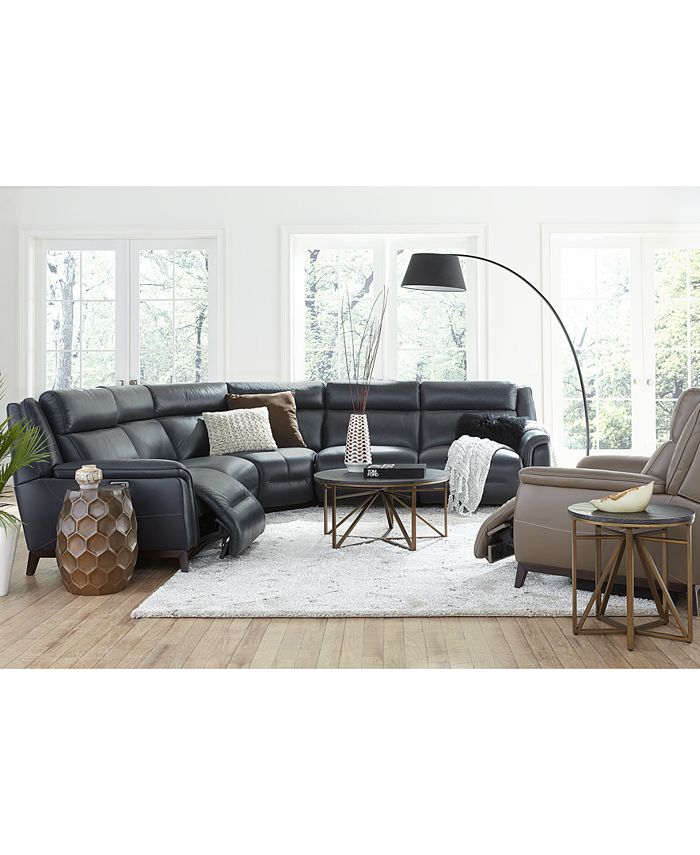 Lond Leather Sectional Collection, Sectional Leather Sofa Macys