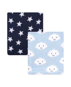 Baby Boys and Girls 2 Piece Coral Fleece Plush Blankets