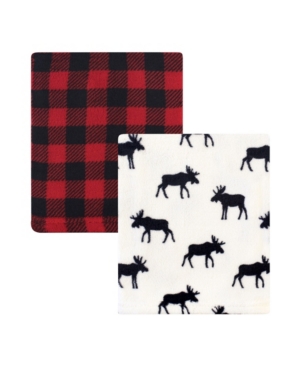 Baby Boys and Girls 2 Piece Coral Fleece Plush Blankets