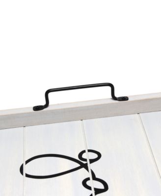 Decorative Wood Serving Tray with Handles - Gather