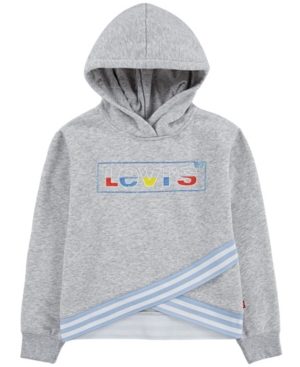 image of Levi-s Big Girls Crossover Hem Hoodie
