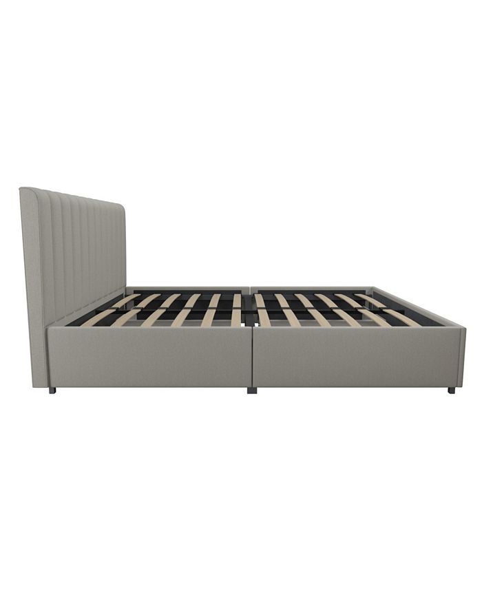 Novogratz Collection Novogratz Brittany Upholstered Bed with Storage