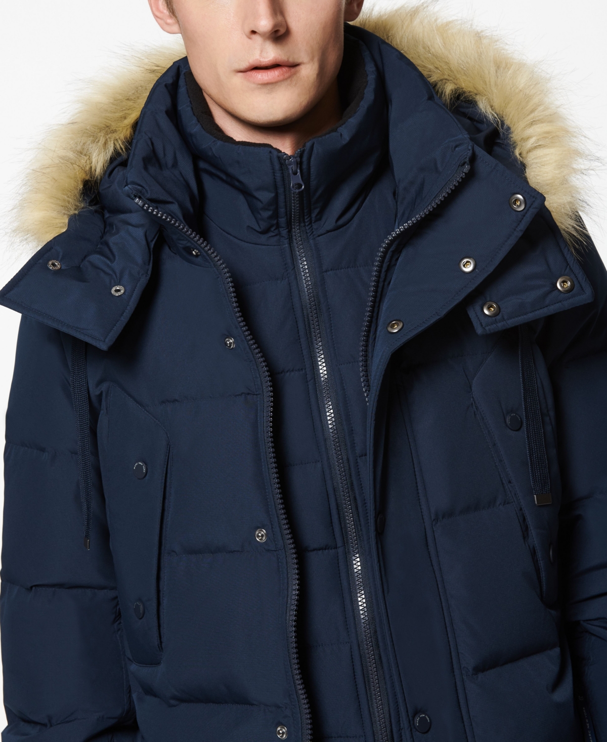 MARC NEW YORK MEN'S GATTACA DOWN PARKA COAT 