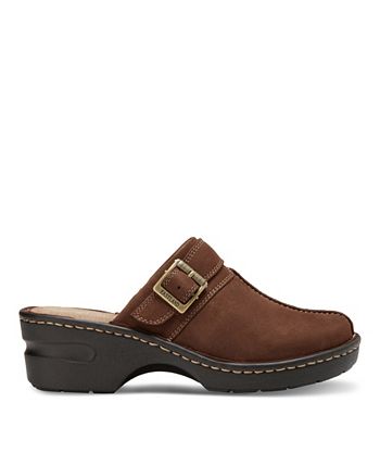Eastland hot sale leather clogs