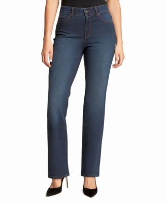 Gloria Vanderbilt Women's Relaxed Straight Long Length Jeans - Macy's
