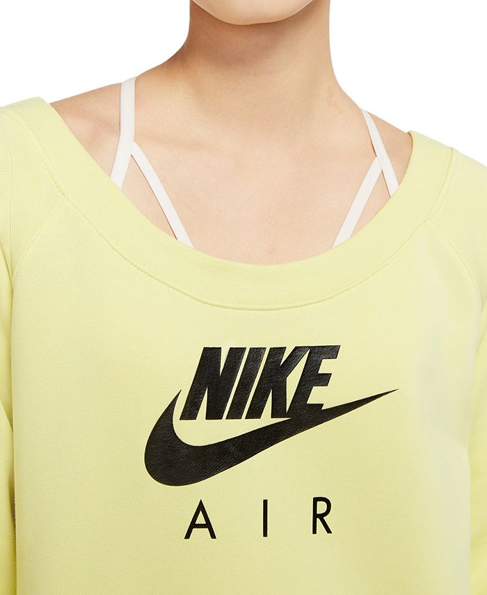 nike air fleece top