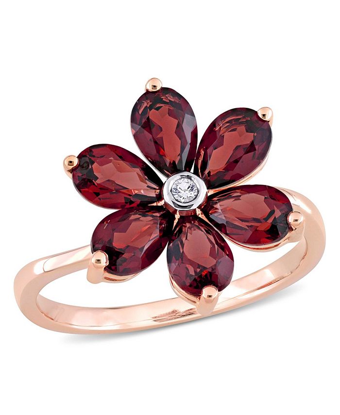 Macys best sale garnet ring