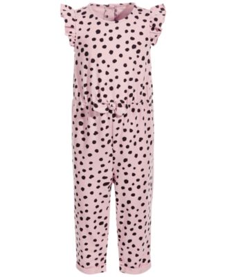 baby girl cheetah romper