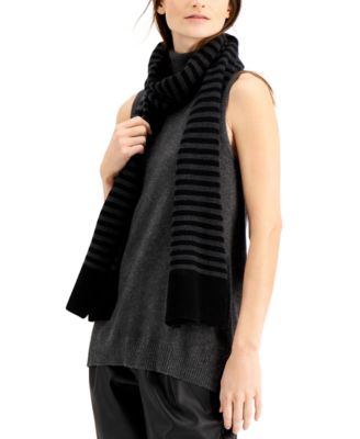 Eileen Fisher - Striped Merino Wool Scarf