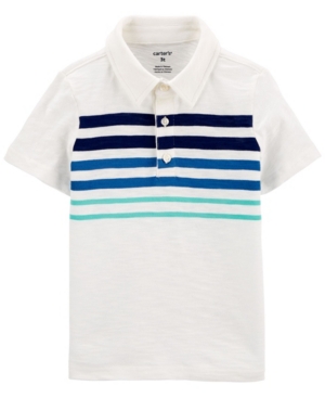 image of Carter-s Baby Boys Stripe Polo Shirt