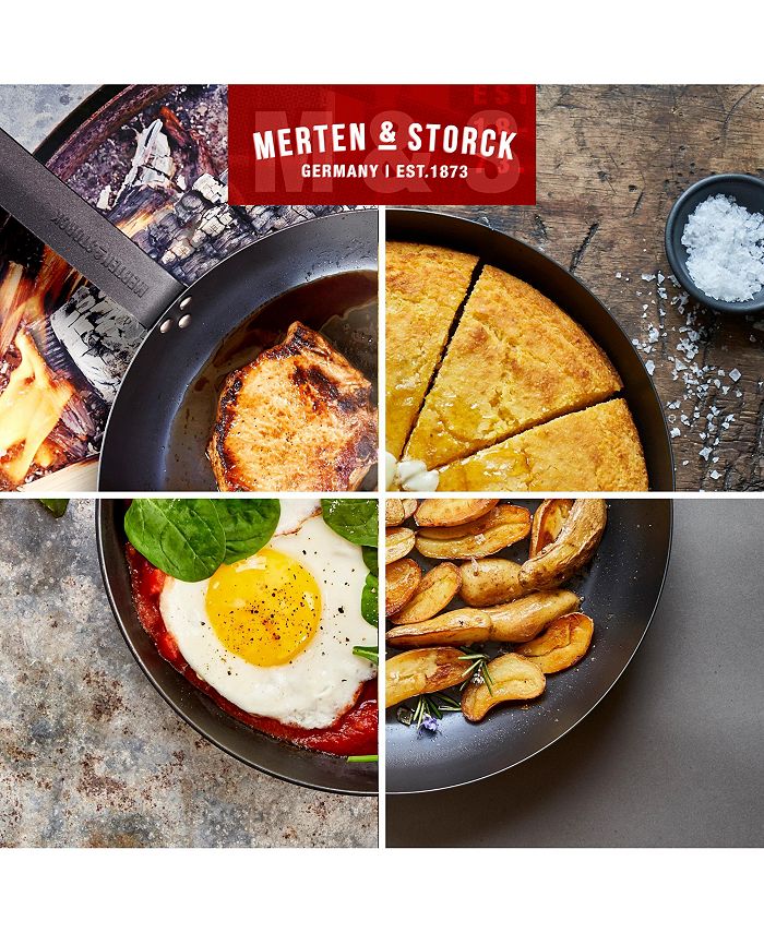 Merten & Storck Carbon Black Steel Fry Pan 12 in - Fante's Kitchen Shop -  Since 1906
