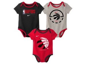 Outerstuff Baby 3-Pk Toronto Raptors Practice Bodysuits