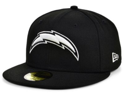 New Era - Los Angeles Chargers Black And White 59FIFTY Cap