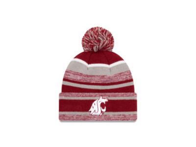 New Era Washington State Cougars Striped Marled Knit Hat