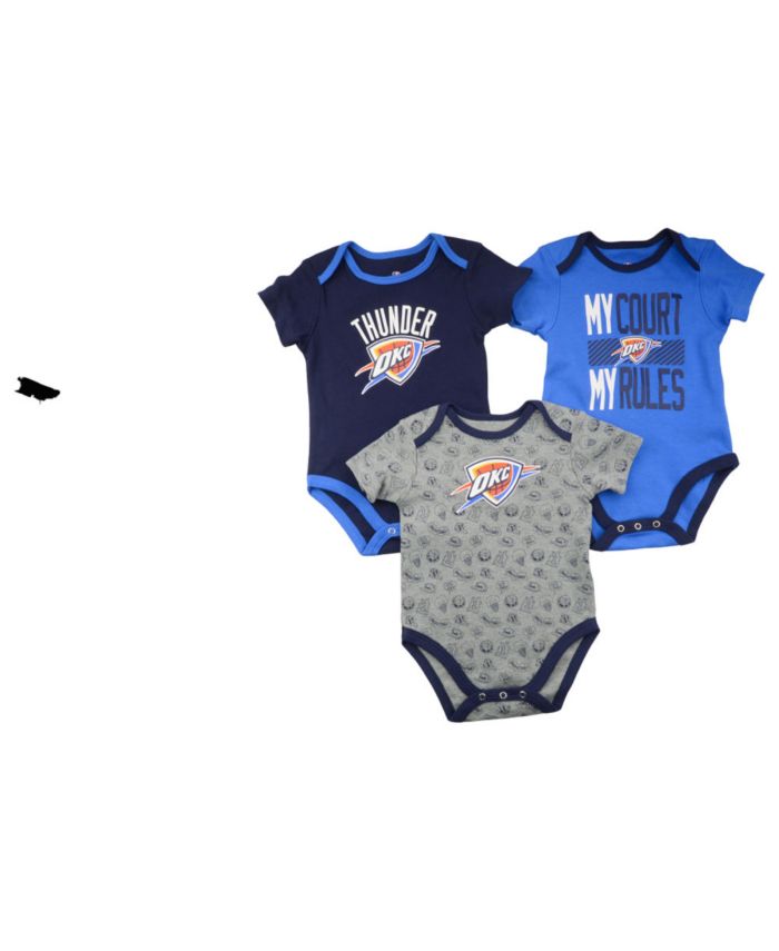 Outerstuff Baby 3-Pk. Oklahoma City Thunder Cotton Trifecta Bodysuits & Reviews - NBA - Sports Fan Shop - Macy's