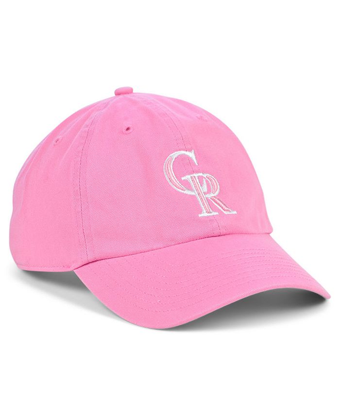 '47 Brand Colorado Rockies Pink CLEAN UP Cap - Macy's