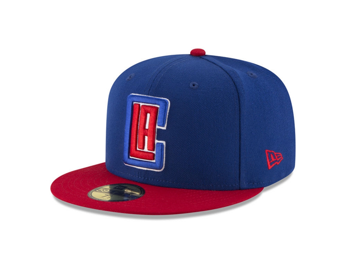 New Era Los Angeles Clippers Basic 2 Tone 59fifty Cap In Blue,red