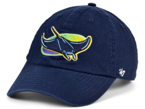 47 Brand Tampa Bay Rays On-field Replica Clean Up Cap In Navy