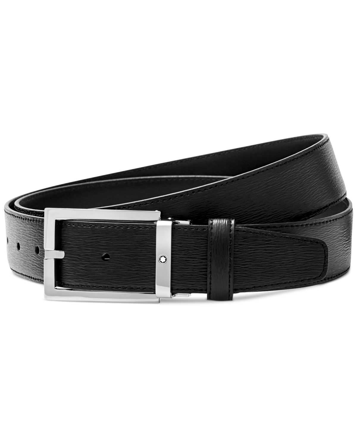 Shop Montblanc Men's Leather Belt In No Color