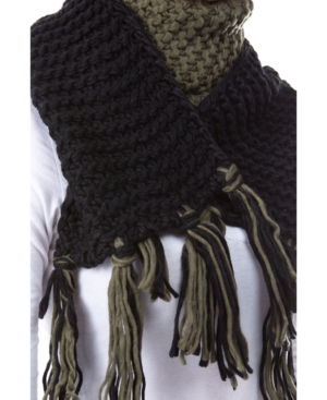 Women's Color block Knit Scarf