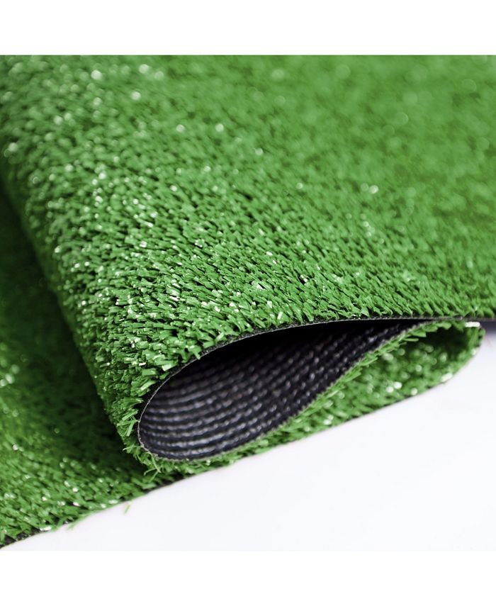 Ottomanson Evergreen Collection Indoor/Outdoor Artificial Grass, 20" x