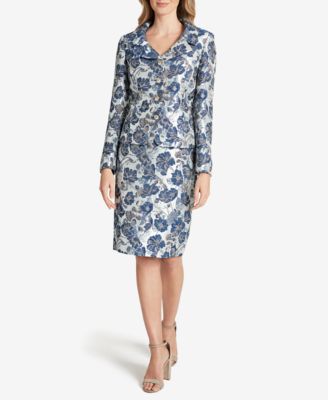 Tahari ASL - Printed Skirt Suit