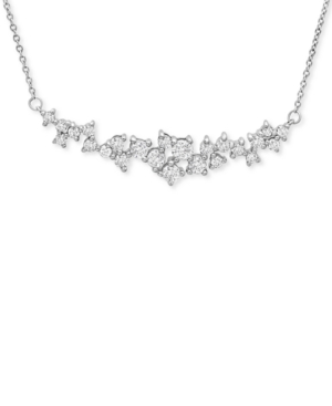 image of Diamond Scatter Necklace (1 ct. t.w.) in 14k White Gold