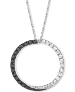 image of Black & White Diamond Circle 18