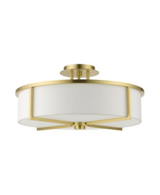Wesley 4 Lights Semi Flush