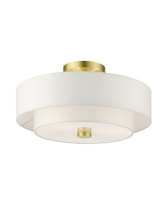 Meridian 3 Lights Semi Flush