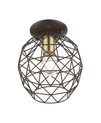 Geometric 1 Light Flush Mount