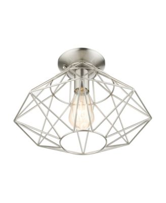Geometric 1 Light Flush Mount
