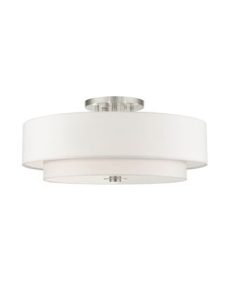 Meridian 6 Lights Semi Flush Mount