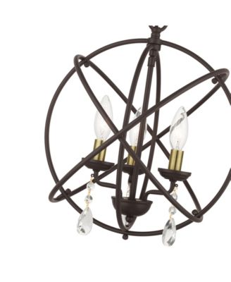 Aria 3 Lights Convertible Chandelier or Semi Flush