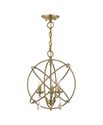 Aria 3 Lights Convertible Chandelier or Semi Flush