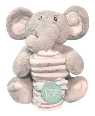 Snoogie Boo Hug Me Ultra Soft Blanket with Stuffed Animal Toy Set, 30" x 36"