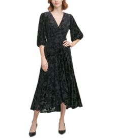 Burnout Velvet Maxi Dress