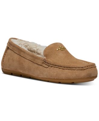 coach moccasin slippers