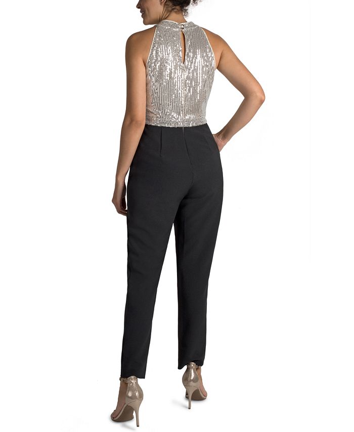 julia jordan SequinnedBodice Jumpsuit Macy's