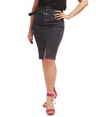 macys womens jean skirts