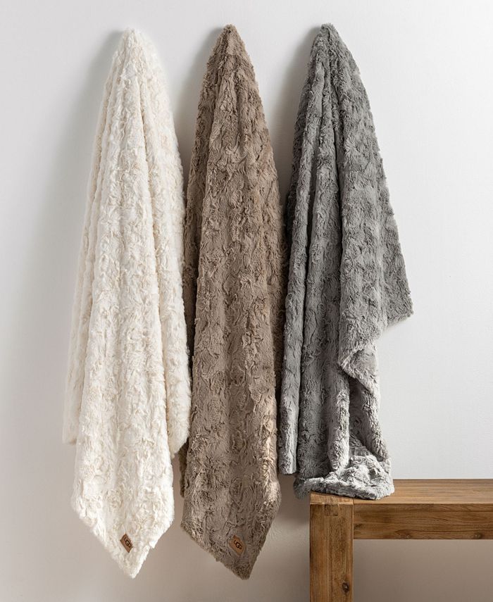 UGG® Lindy Faux Fur Throw Blanket