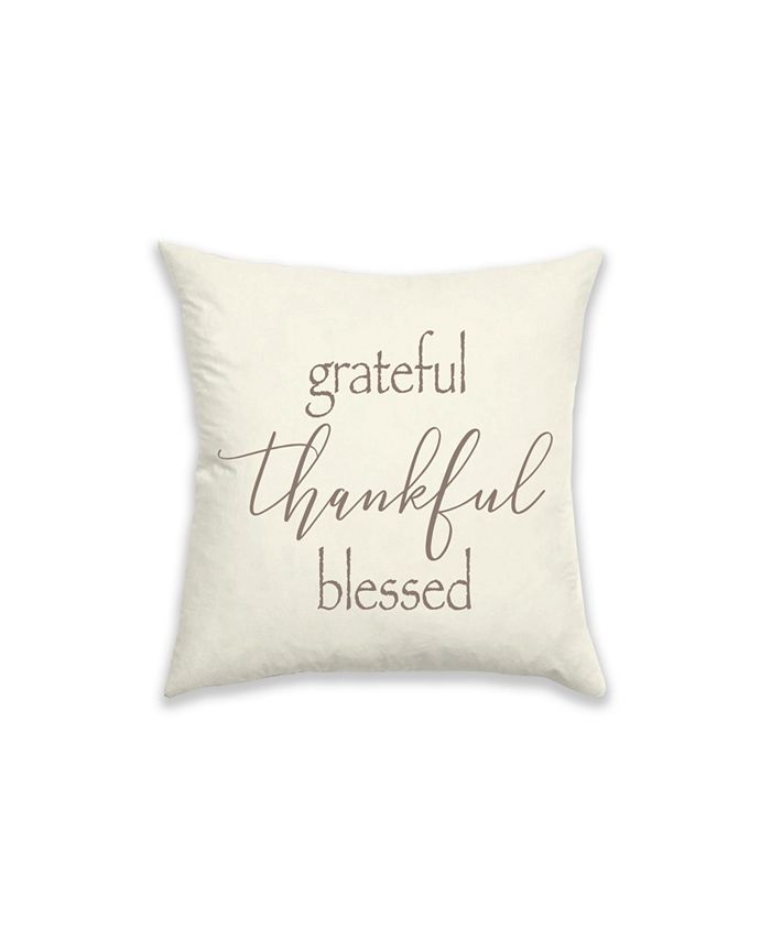 Home Typography 18 x 18 Decorative Pillow Macy's