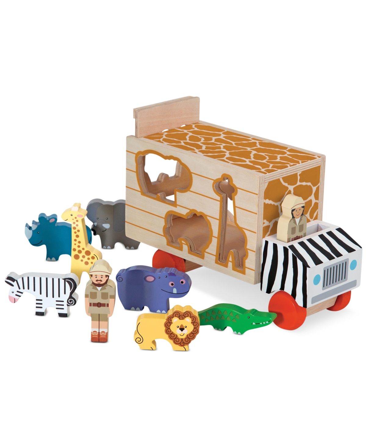 Melissa & Doug Kids Toys, Animal Rescue Shape-sorting Truck In Multi