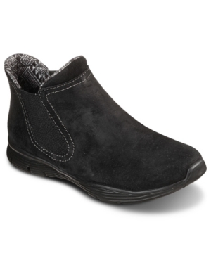 image of Skechers Women-s Relaxed Fit Bikers - Mc Sgr Chelsea Boots from Finish Line